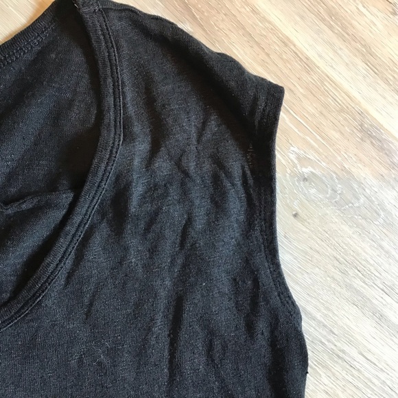 Willi Smith | Black knit linen top, EUC - Picture 4 of 8